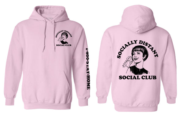 SOCIALLY DISTANT HOODIE (supports NAACP Legal Defense and Educational Fund)